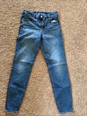 American Eagle Outfitters Women's Dark Blue Jeggings